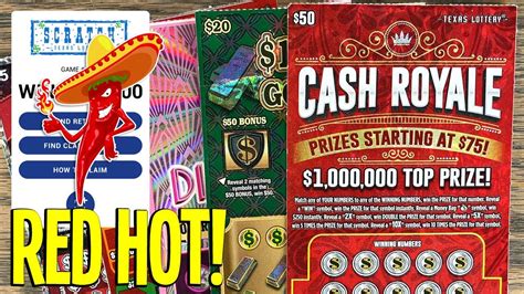 These Tickets Were Red Hot 🔥💰 190 Texas Lottery Scratch Offs Youtube