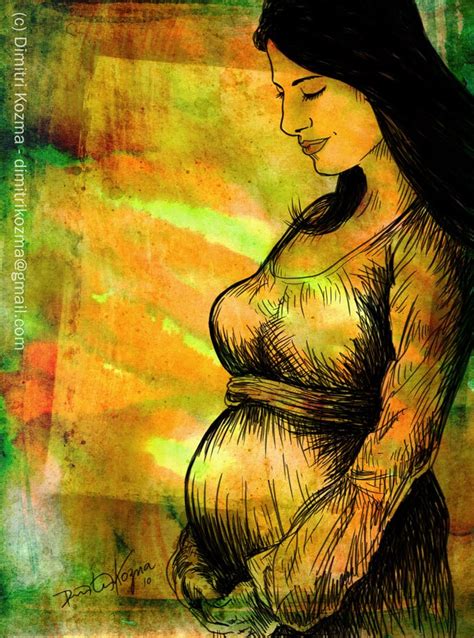 Pregnant Woman Painting At PaintingValley Com Explore Collection Of