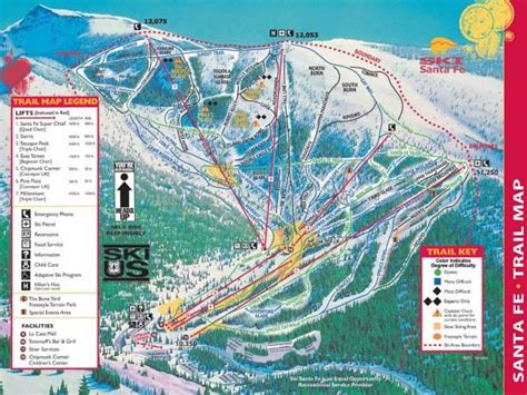 Ski resorts located in new mexico are listed below. Trail Map | Santa fe, New mexico, Ski trip