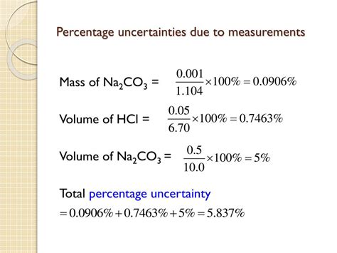 The uncertainty in mass cylinder comes from the balance reading. PPT - Uncertainty & Errors in Measurement PowerPoint Presentation, free download - ID:2605606
