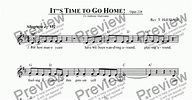 It's Time to Go Home! - Download Sheet Music PDF file