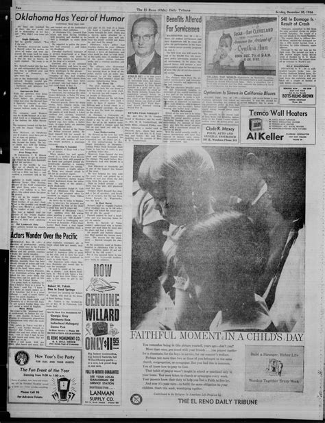 The El Reno Daily Tribune (El Reno, Okla.), Vol. 65, No. 259, Ed. 1