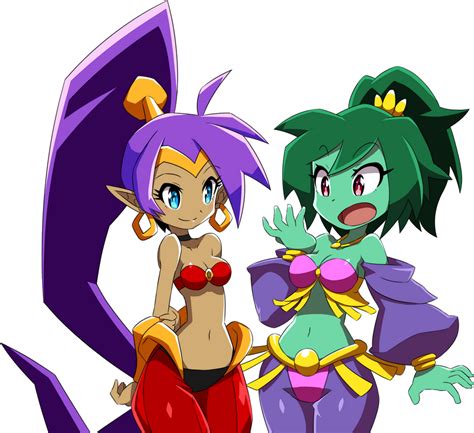 shantae and rottytops cute genies png by cristian980 on deviantart
