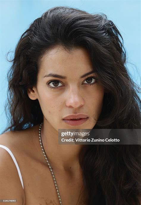 Actress Stephanie Sigman Of The Film Miss Bala Poses During A News