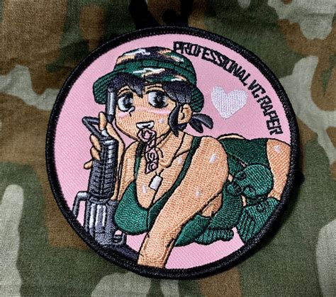 Military Waifu Force Anime Socom Girl Special Panzer Morale Airsoft Patch Ubicaciondepersonas