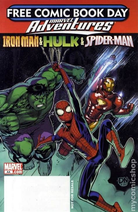 Marvel Adventures Iron Man Hulk Spider-Man (2008) FCBD comic books