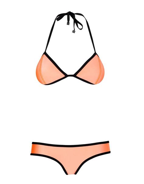 triangl swimwear beach swimwear swimwear tops orange bikini set chloe denny rose lookbook
