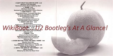 U2 Cd More Melon More Remixes For Propaganda