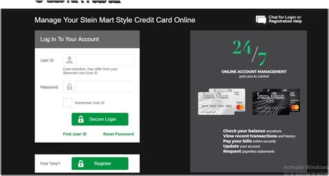 All these liberties are available. steinmartcredit.com - How to manage your stein mart card online?
