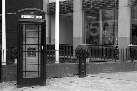 Black Black And White Telephone Booth Daniel Incandela Flickr