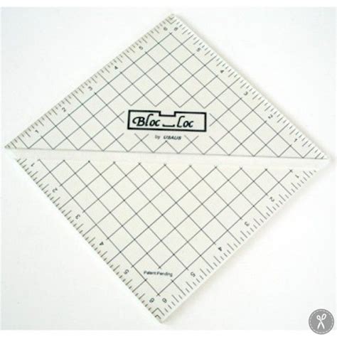 Blocloc Half Square Triangle Ruler 65 Fabric Fabric Depot