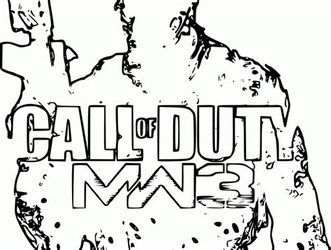 Coloring Pages Call Of Duty Black Ops Coloring Pages