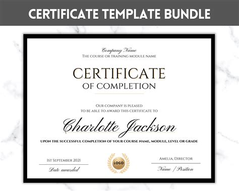 Printable Certificate Of Completion Template Diy Beauty Course