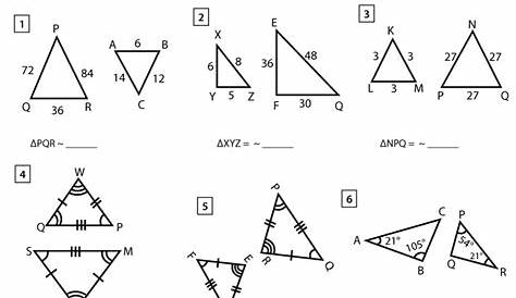 similar triangles proofs worksheets