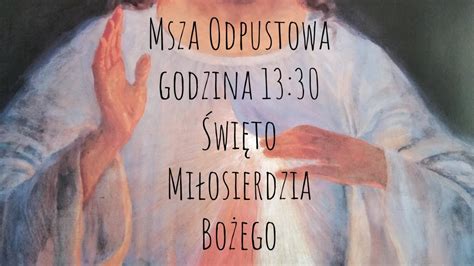 Jeśli ta nowenna jest odmawiana przed świętem miłosierdzia, to należy w każdym dniu dołączyć koronkę do miłosierdzia bożego, bo nowenny z koronki pragnie. Msza Odpustowa - Święto Miłosierdzia Bożego - YouTube