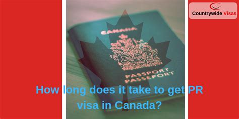 It depends on which shipping mode you use. How long does it take to get PR visa in Canada? | Visa ...
