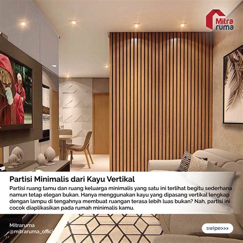 6 Model Partisi Ruang Tamu dan Ruang Keluarga | Mitraruma