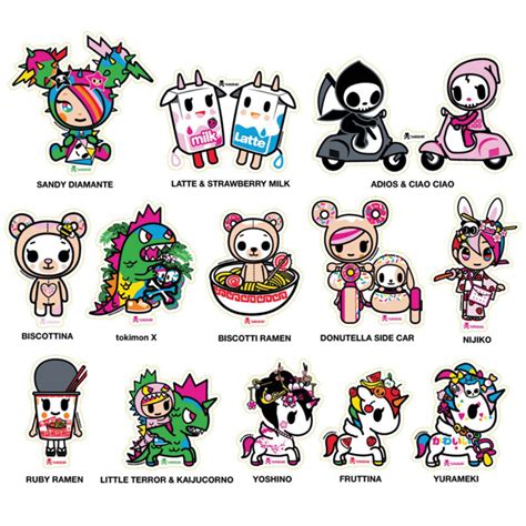 Tokidoki Vinyl Stickers Japanla