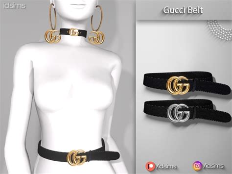 Gucci Belt 3 Versions The Sims 4 Download Simsdomination Sims 4