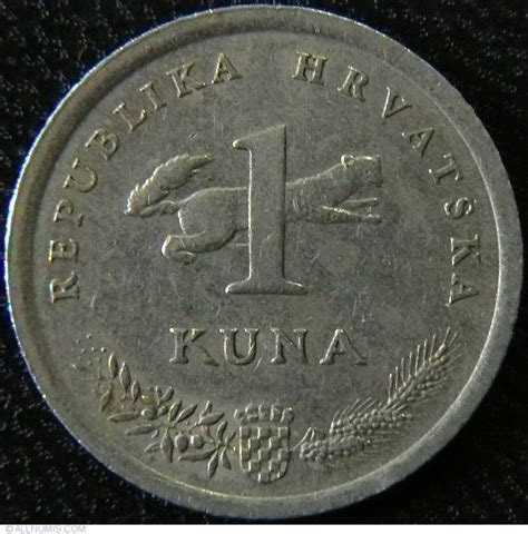 1 Kuna 1998 Republic 1993 1 Kuna Croatia Coin 27957
