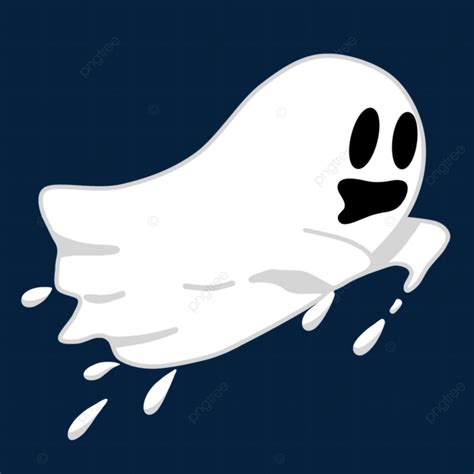 Halloween Ghost White Transparent Flying Ghost Halloween Ghost White