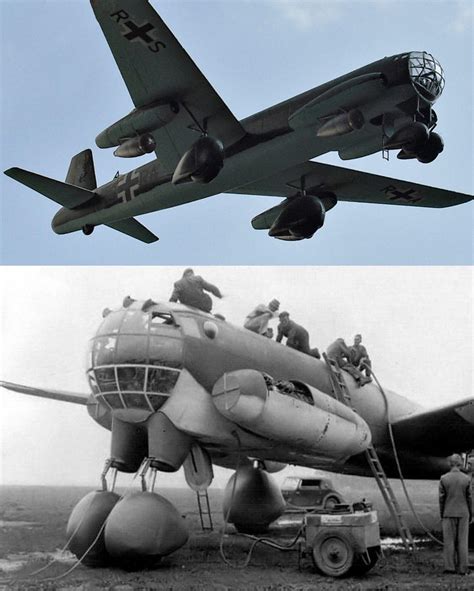 Junkers Ju 287 Prototype Luftwaffe Multiple Engine Jet Bombers With