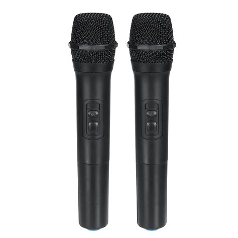 Can i connect bluetooth mic to the bluetooth speaker? New 2Pcs VHF Wireless Bluetooth Karaoke Microphone Speaker ...