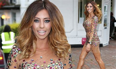 Ex Towie S Pascal Craymer Flaunts Her Toned Pins In A Flesh Coloured Mini Dress Daily Mail Online
