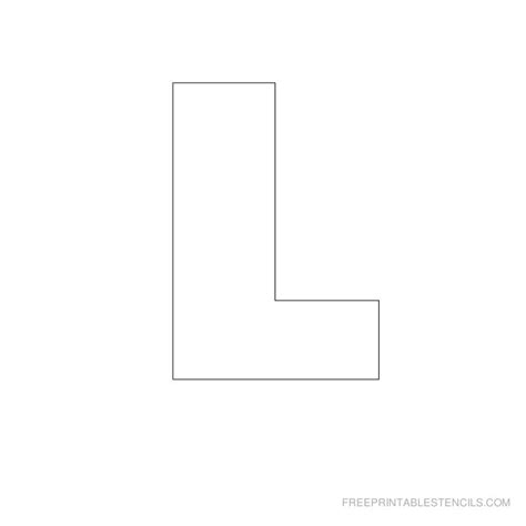 Are there any free font stencils for the alphabet? Big Letter Printable Stencils A to Z - Free Printable Stencils