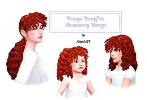 Curly Hair With Bangs Hairstyles With Bangs Curly Hair Styles Sims 4