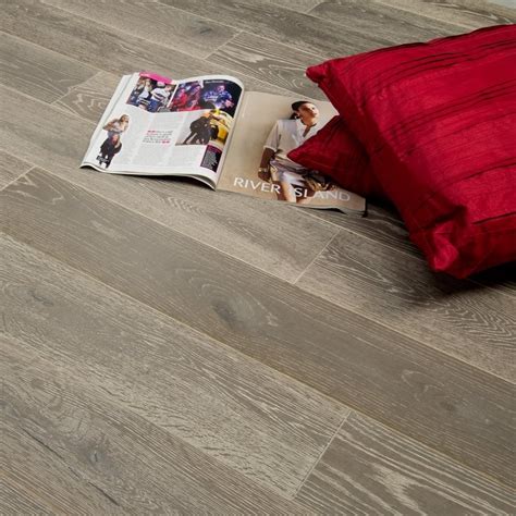 Timeless 18mm Engineered Flooring Oak Smokey Grey Brushed And Lacquered 198m2 Discount