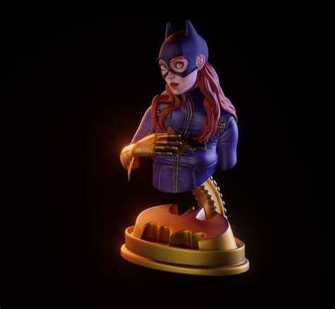 Batgirl Fanart 1to10 STL 3D Printing File Also NSFW Version 3D