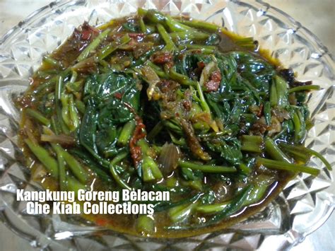 Cah kangkung seafood banyak sekali diburu, hal tersebut disebabkan karena hidangan yang satu ini memiliki cita rasa rasa enak dan lezat. Alaaahaiii..CheKiah: KANGKUNG GORENG BELACAN