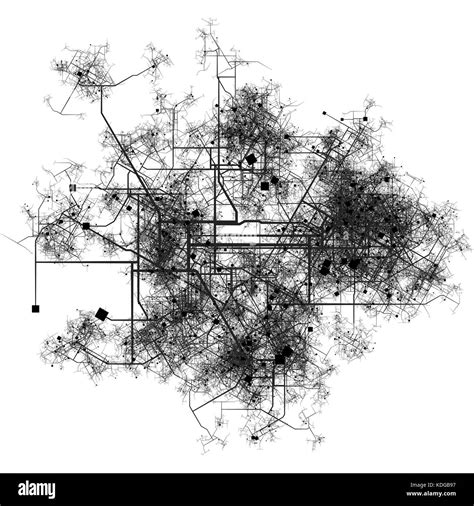 Sistema De Transporte De Una Ciudad En Crecimiento Y Expansión Fotografía De Stock Alamy