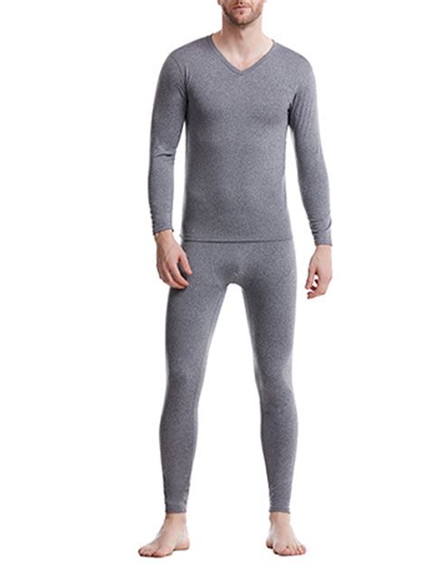 Clothing Shoes And Accessories Men Mens Thermal Underwear Set Winter