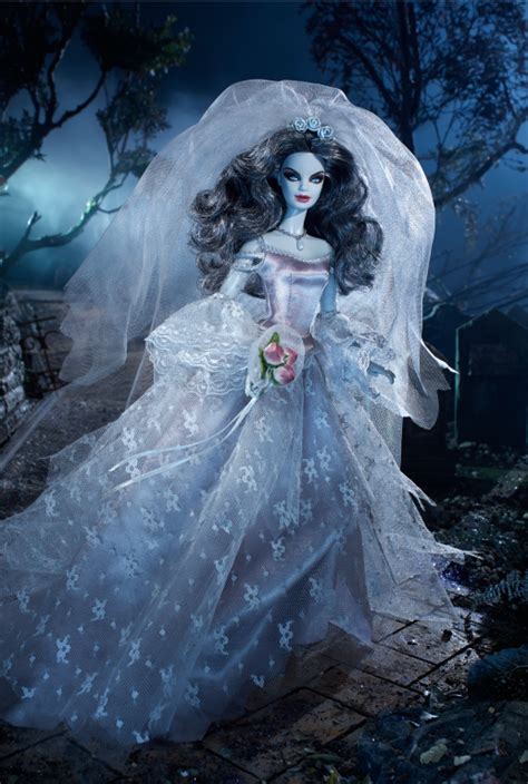 haunted beauty™ zombie bride™ barbie® doll completes collection world collectors net