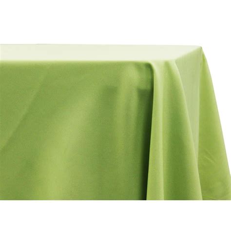 1 Pc 90x156 Rectangular Oblong Polyester Tablecloth Apple Green