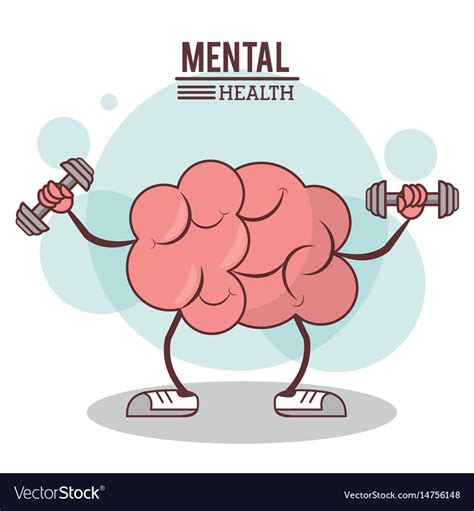 Mental Health Concept Brain Training Exercise Vector Image