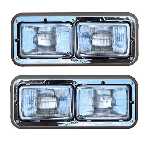 Freightliner And Western Star Dual Rectangular Headlight Assembly
