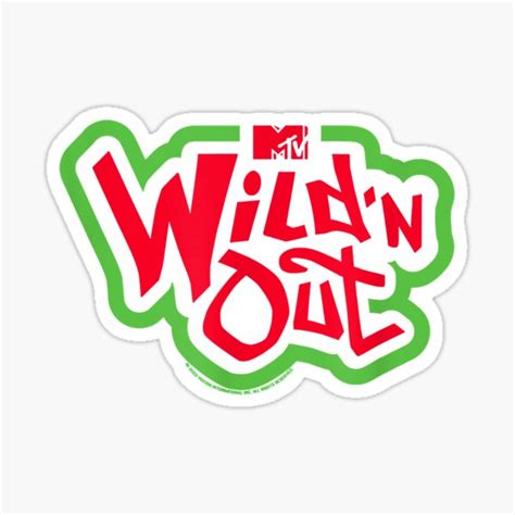 Wild N Out Green And Red Logo Sticker For Sale By Lissandromcgu