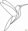 Printable Hummingbird Template