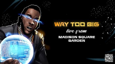 Burna Boy Way Too Big Live From Madison Square Garden Youtube