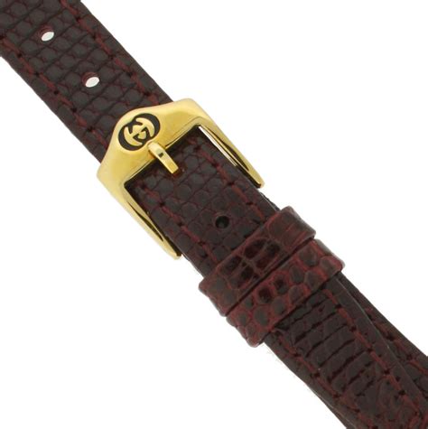 Gucci Watch Band 6300l 2600l 5400l 5500l 7400l Burgundy Replacement Straps