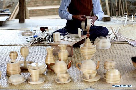 In Pics Traditional Handicraft Lacquerware In Myanmar Xinhua
