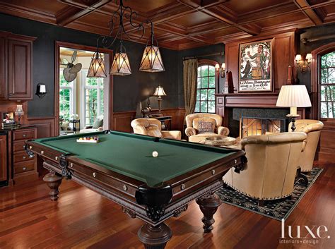 Luxe Chicago Pool Table Room Bar Room Pool Tables Pool Room Ideas