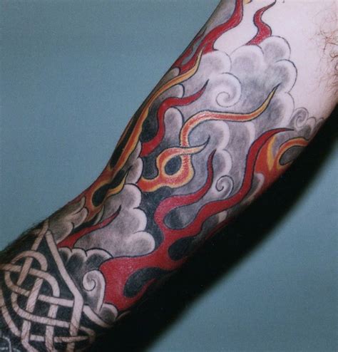 Japanese Fire Tattoo Designs