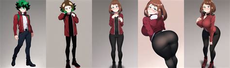 Deku To Ochako Tg Sequence By Emeraldturtle123 On Deviantart