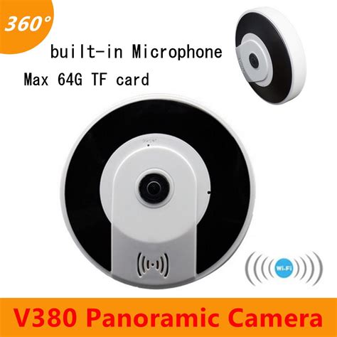 4199us V380 Panoramic Wireless Wifi Camera Support 64g Tf Card Two