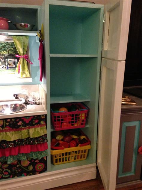 More images for wooden diy play kitchen plans » DIY homemade wooden kids play kitchen | Childrens play ...