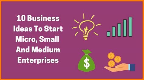 10 Business Ideas To Start Micro Small And Medium Enterprises Msme